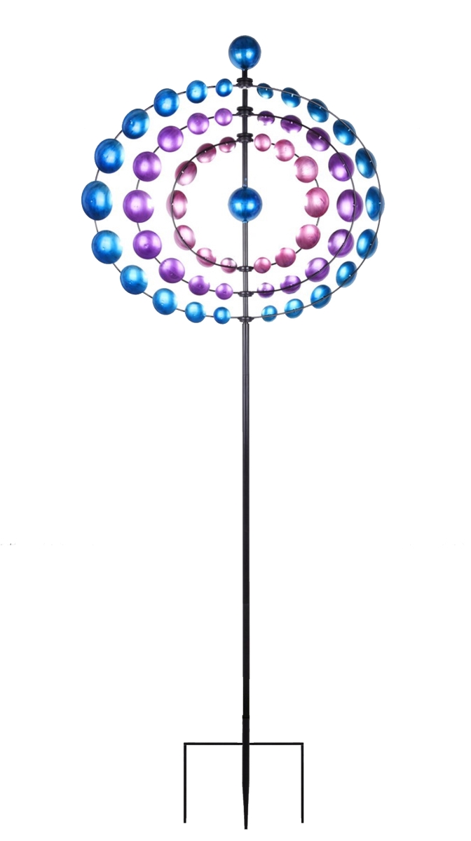3417303 Metal Orbit Kinetic Spinner - Blue & Purple
