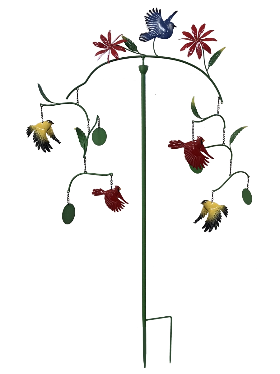 250116  Balancing Birds Kinetic Wind Spinning Garden Stake