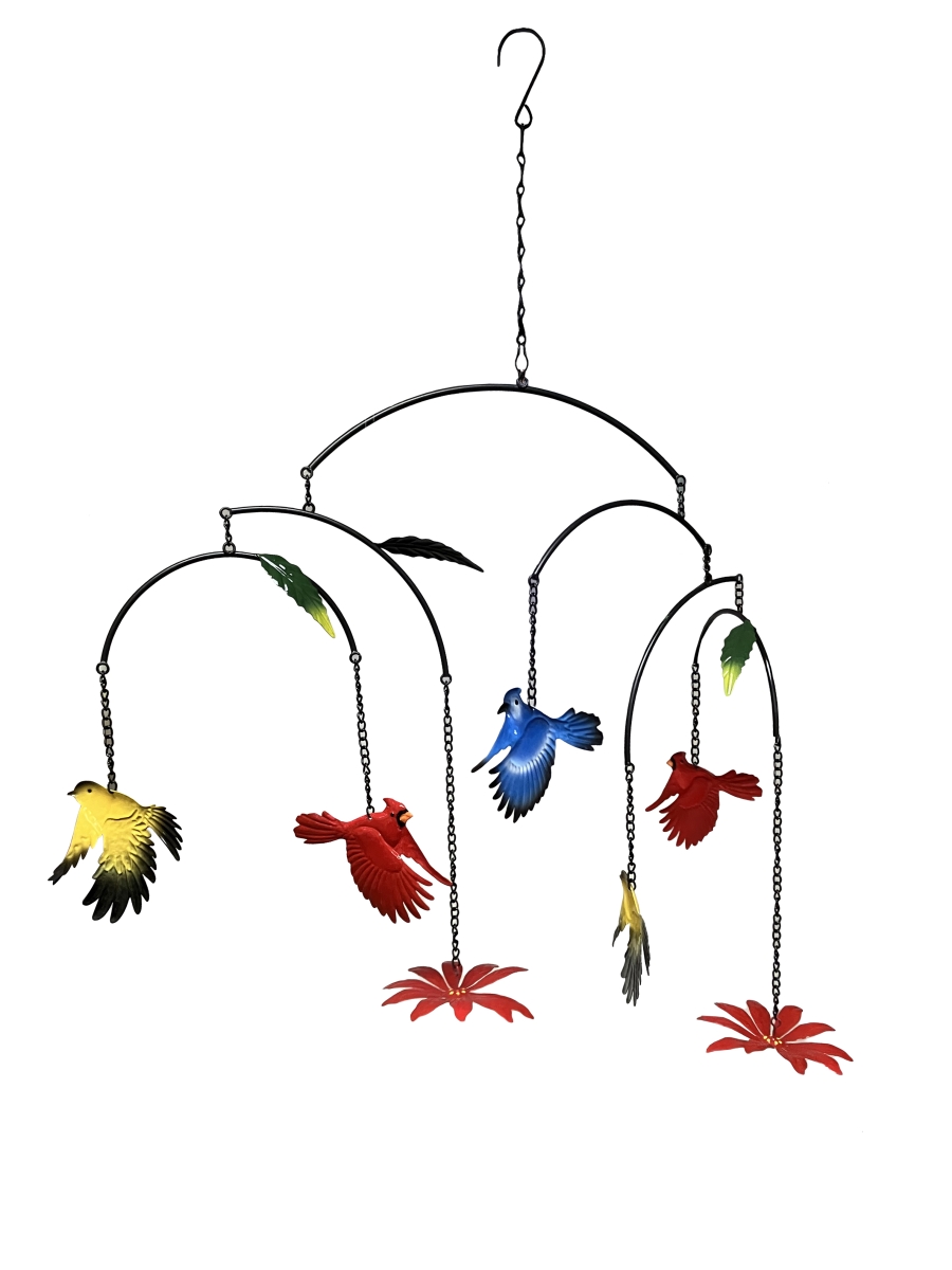 250120 Multi-tiered Metal Birds Sun Catcher Hanging Garden Accent
