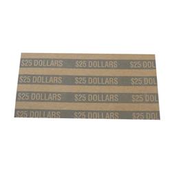 Picture of Controltek 560047 Dollar 25 Sba & Gold Flat Coin Wrapper&#44; Gray - 1000 per Box