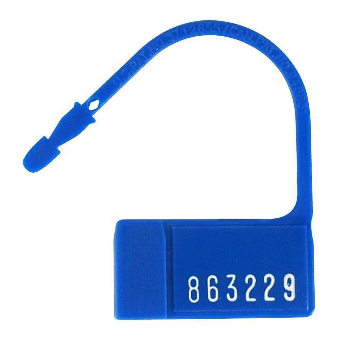 Trans-Lok Mini Padlock Seal, Blue - 1000 per Box