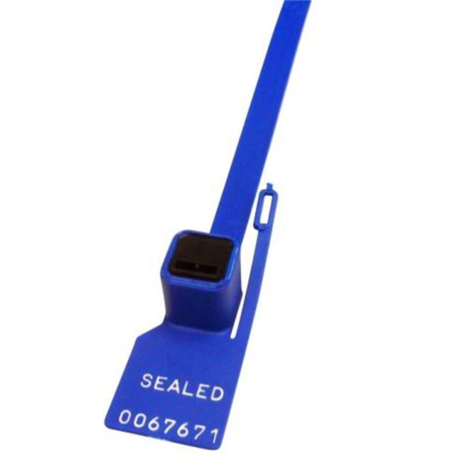 10 in. Heavy Duty Bag & Cart Seal, Blue - 1000 per Box
