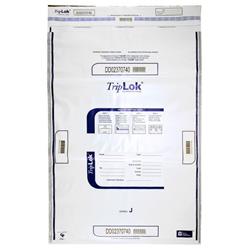 Picture of Controltek 585068 22 x 33 in. Triplok Security Bag, White - 100 Count