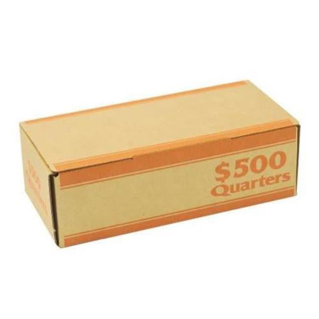 Picture of Controltek 560062 Dollar 500 qt. Die-Cut Coin Box&#44; Orange - 50 Count