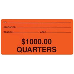 Picture of Controltek 550003 2 x 4 in. Dollar 1000 qt. Self Adhesive Label for Coinlok Bag - 100 per Box