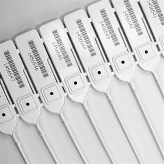 8 in. J-Lok Pull-Tight Seal, White - Pack of 250