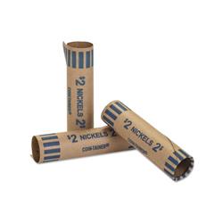 Picture of Controltek 560052 Dollar 2 Nickels Crimped-End Coin Wrap&#44; Blue - 1000 per Box