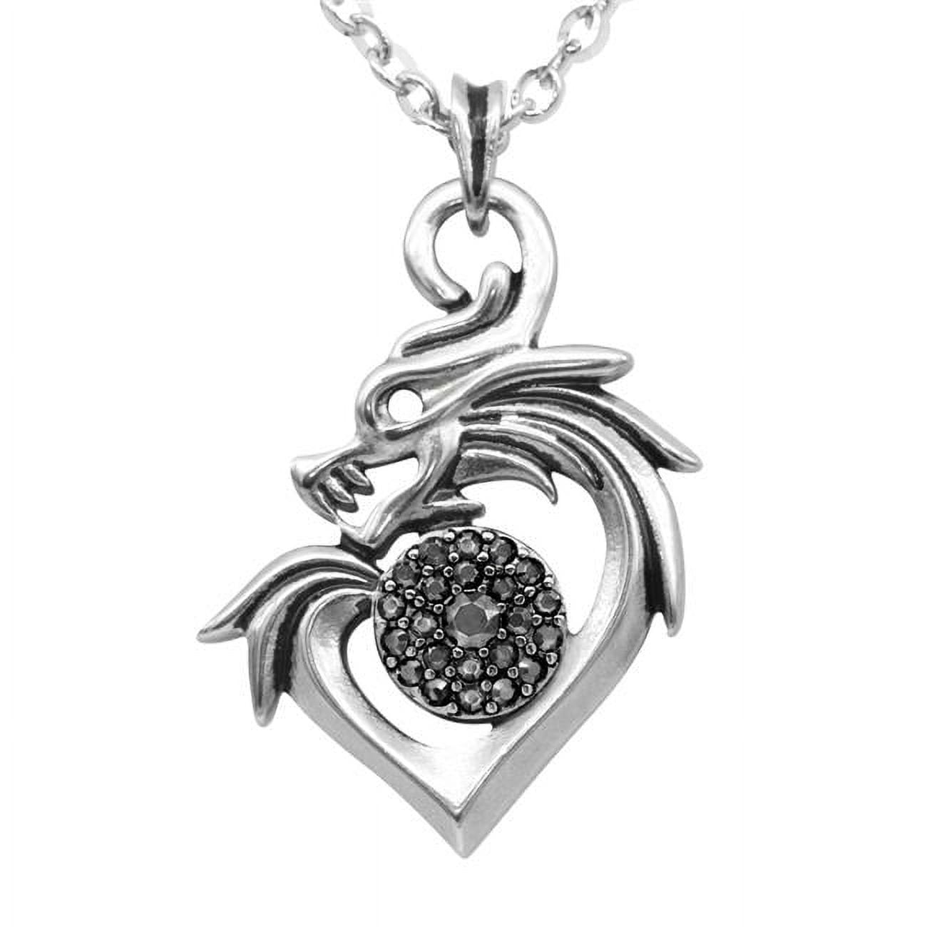 1.81 x 0.79 in. Rose Necklace