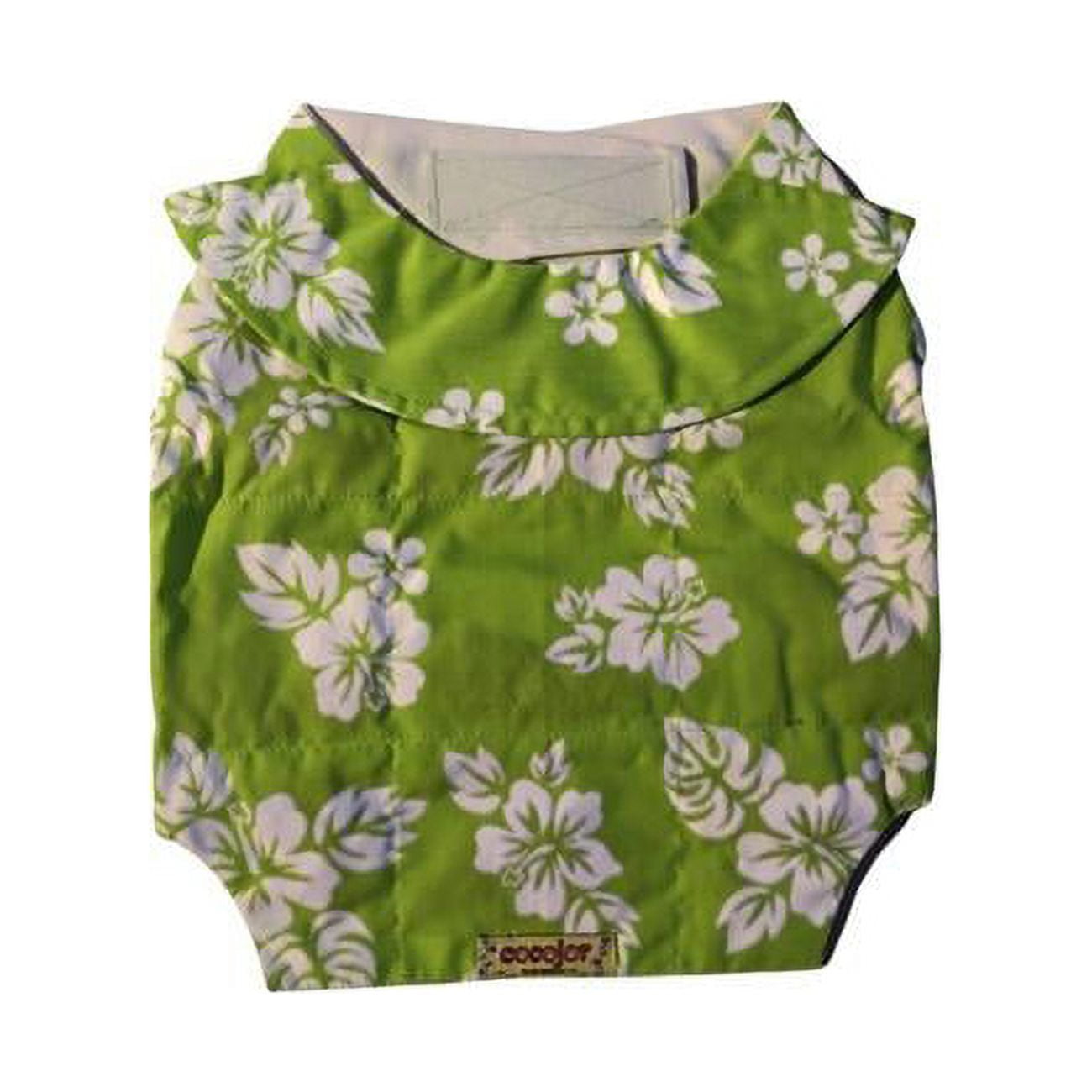 Picture of Cocojor GRN12C353 Hawaii 5-0 Cooling Vest for Dog, Green - 2XS