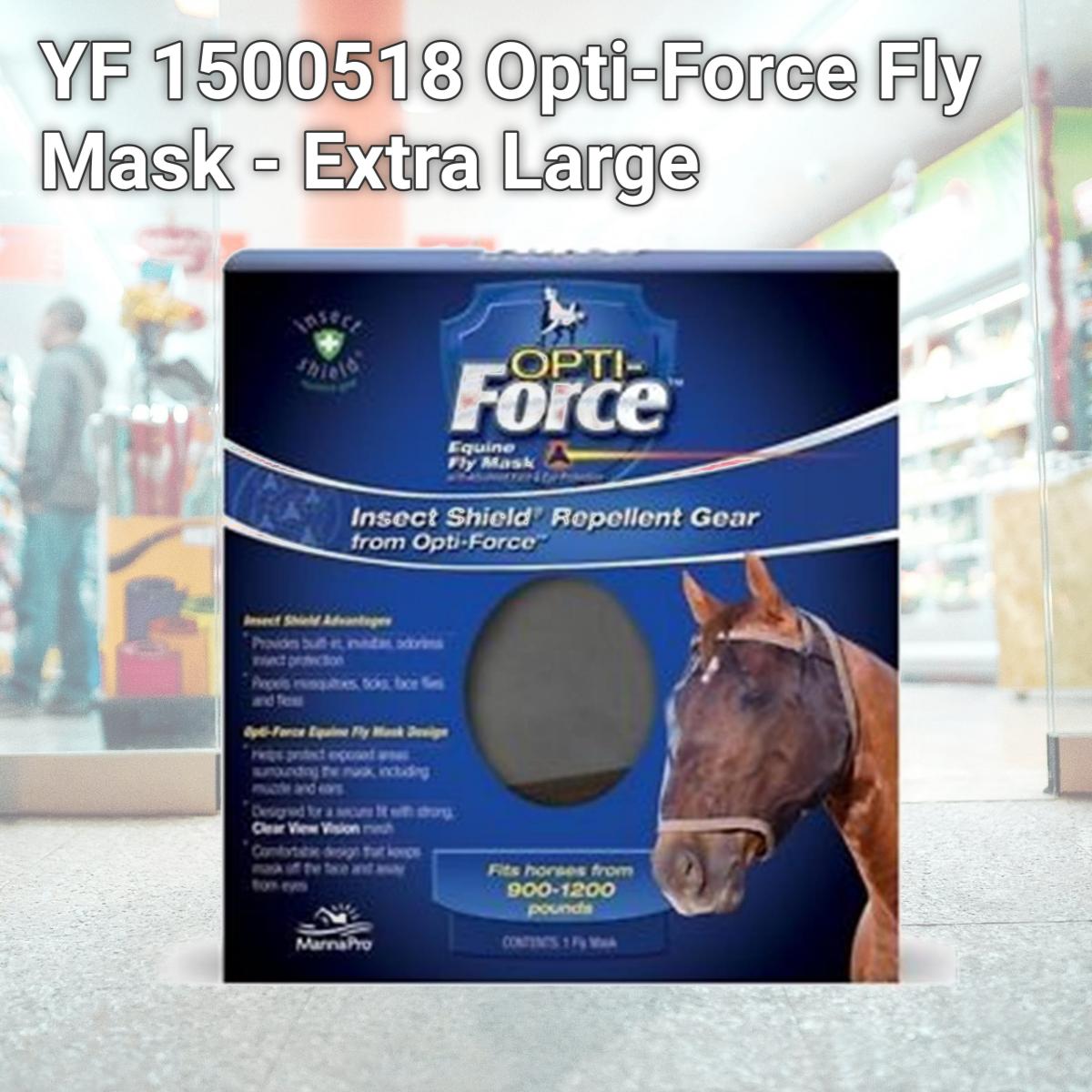 Picture of YF 1500518 Opti-Force Fly Mask - Extra Large
