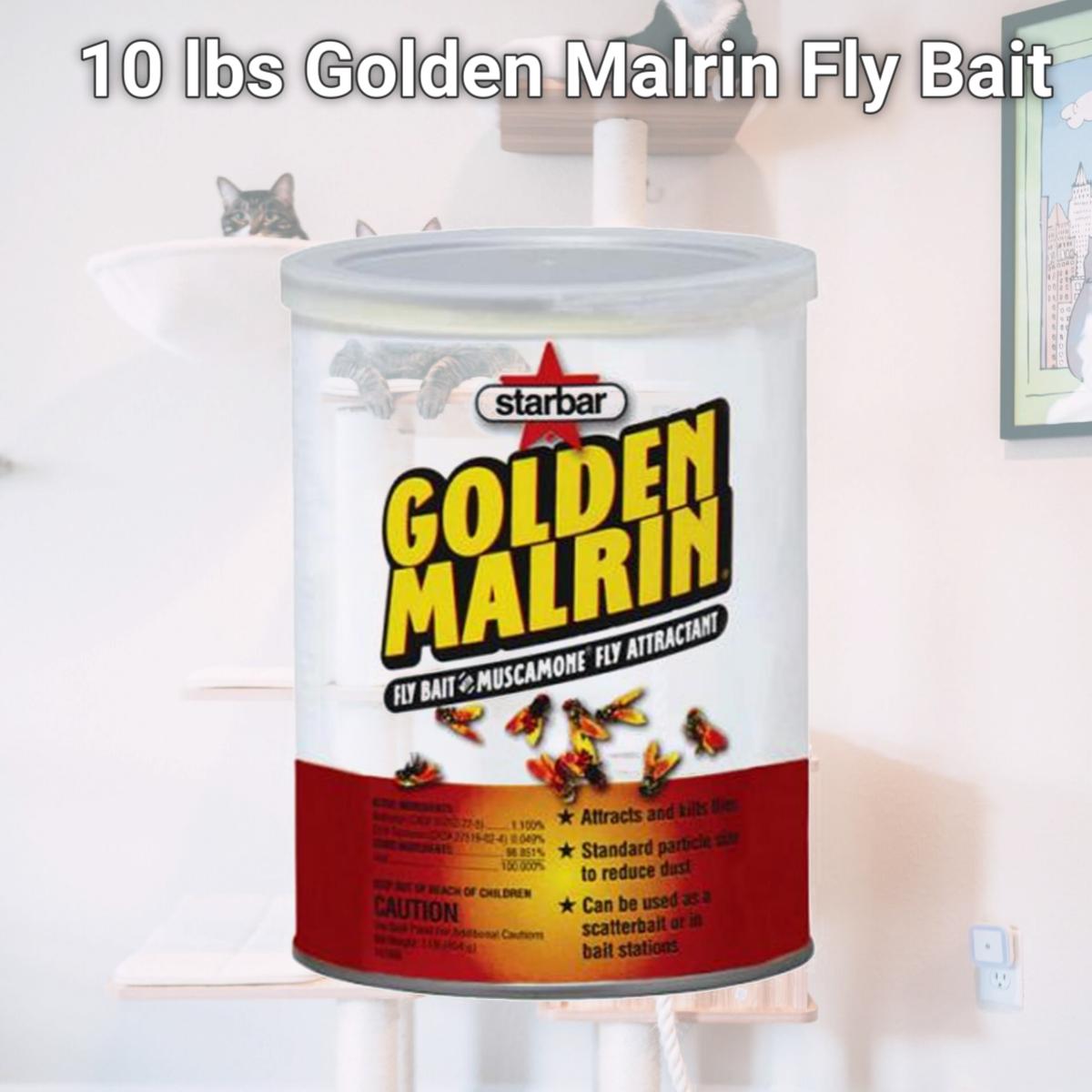 Picture of Starbar 9225010 10 lbs Golden Malrin Fly Bait