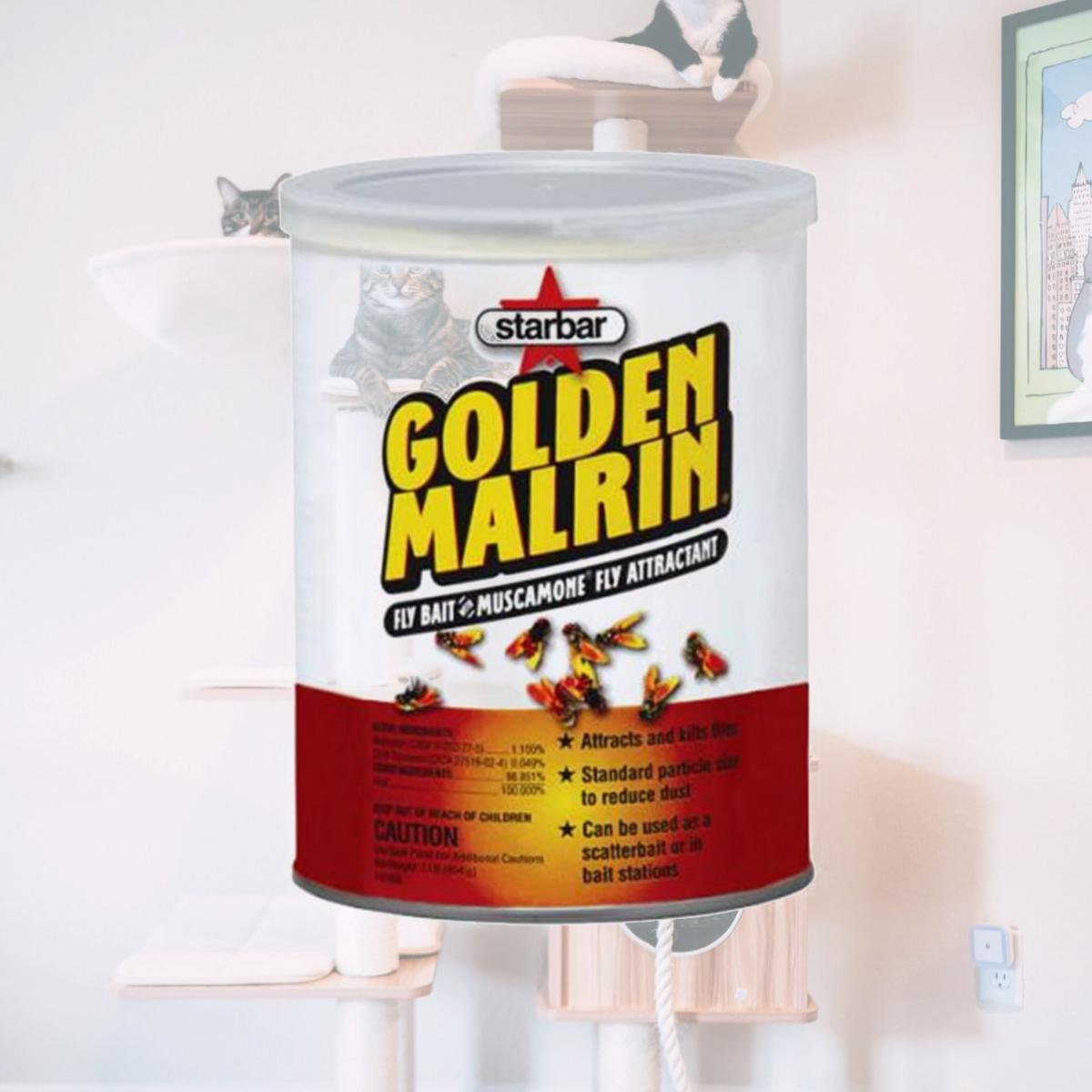 Picture of Starbar 9225010 10 lbs Golden Malrin Fly Bait