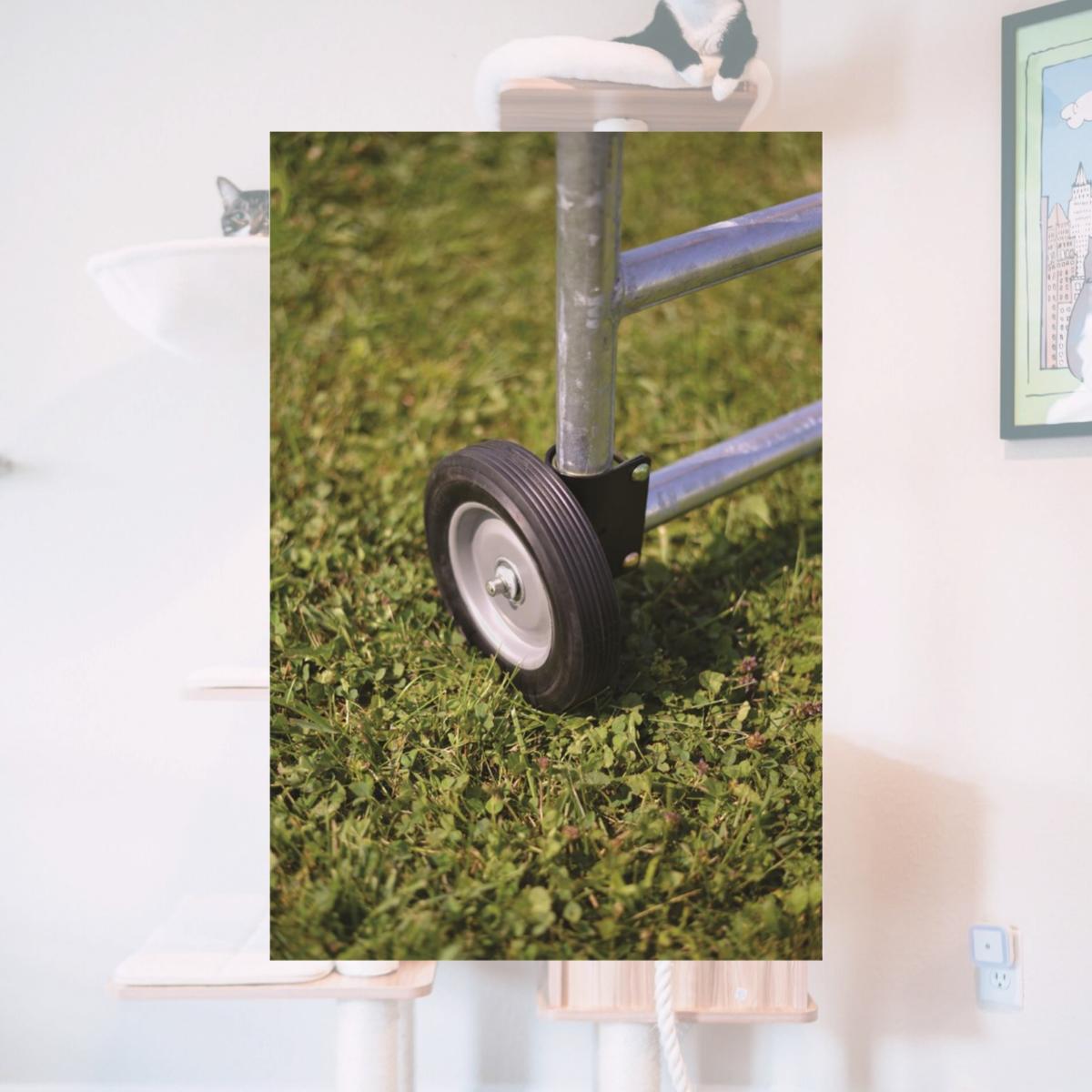 Picture of Powerfields 1382167 Gate Wheel, Black