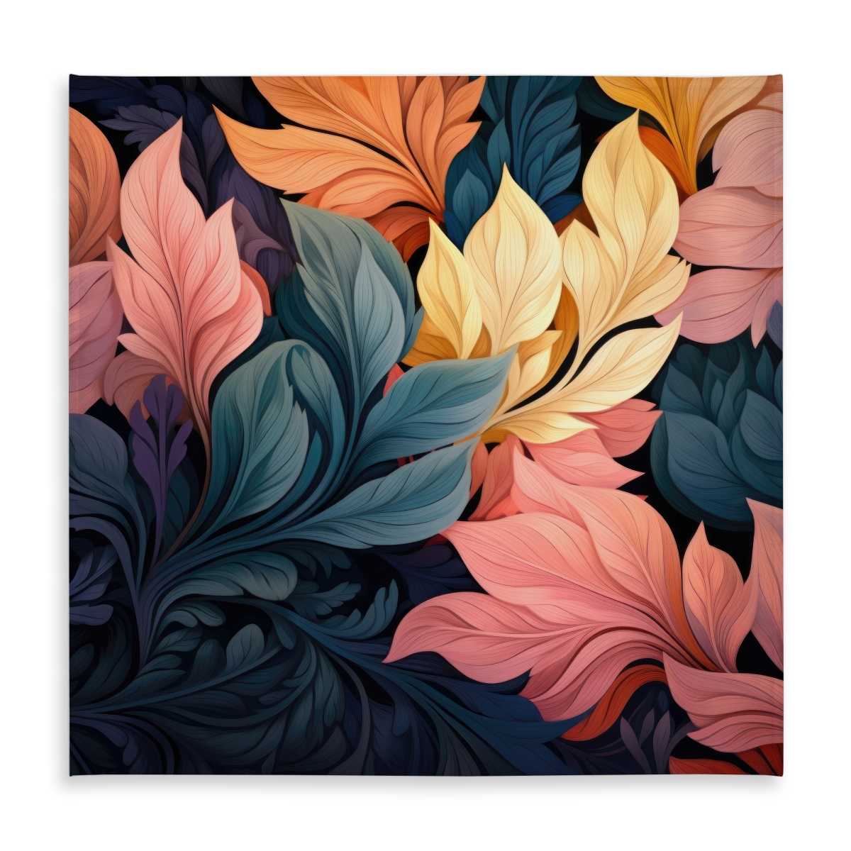 Picture of MWW C1TC58585V7DNG 58 x 58 in. Pastel Bloom Gray Indoor & Outdoor Tablecloth for Home Decor