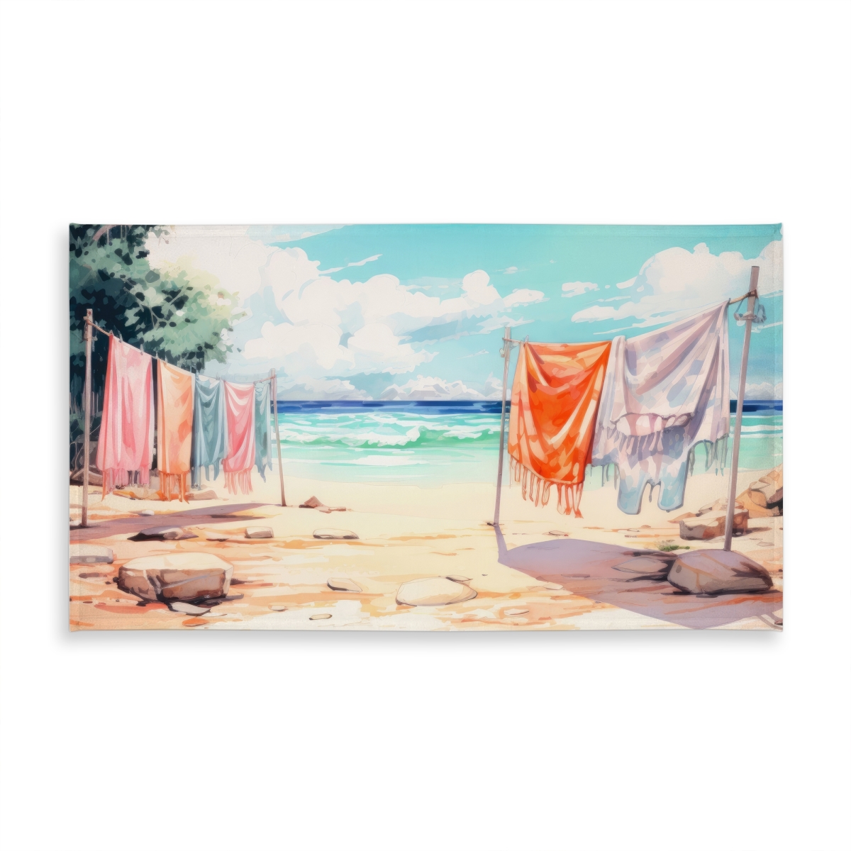 Picture of MWW C1TCLRGEO96S78 58 x 102 in. Sunny Side Blue Indoor & Outdoor Tablecloth for Home Decor