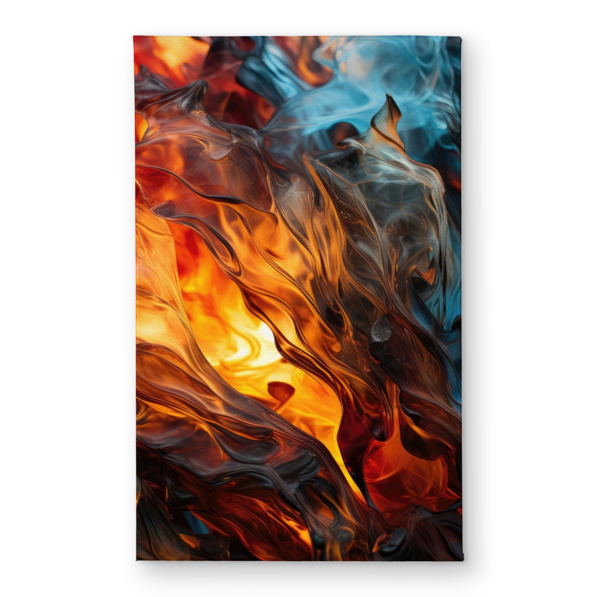 CODM21341JJ2IV 21 x 34 in. Crystallized Fire Blue Indoor & Outdoor Door Mat - Home Decor