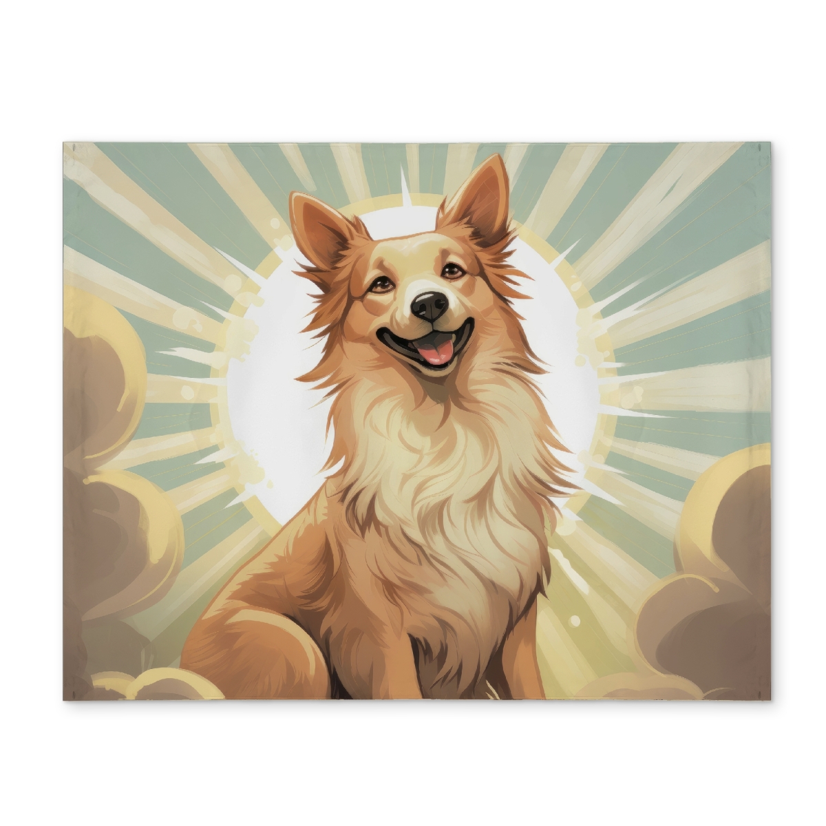 Picture of MWW CPPM1418Q18WUC 14 x 18 in. Whos A Good Boy - White Polyester Placemat for Home Decor