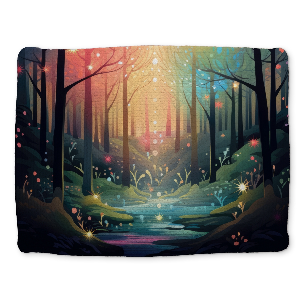 Picture of MWW CBPM14181WM73N 14 x 18 in. Magical Forest Beige Braided Polyester Placemat - Home Decor