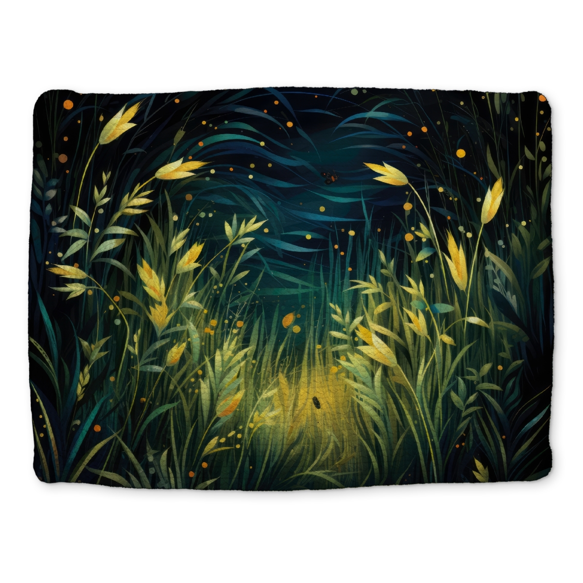 Picture of MWW CBPM14185VZ1Q6 14 x 18 in. Lit Plains - Green Braided Polyester Placemat for Home Decor