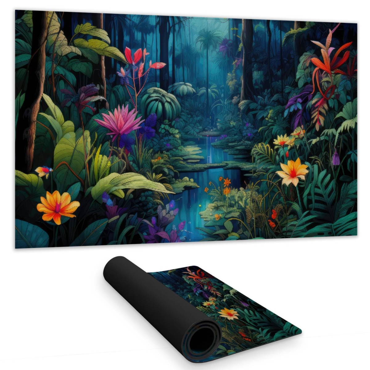 Concius Sales C1DM1424AGV1GD 14 x 24 in. The Beauty of Nature Gaming Mat - Home Decor Play Surface