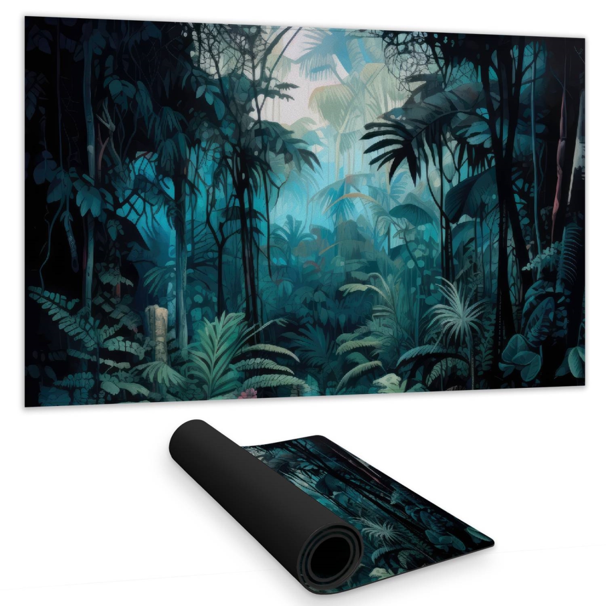 Concius Sales C1DM1424J112EN 14 x 24 in. Deep in the Jungle Gaming Mat - Home Decor for Gamers