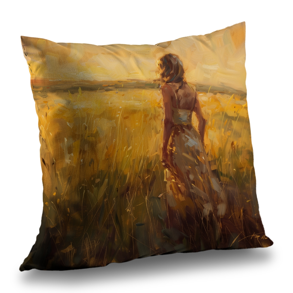 Concius Sales C1PC1616ICKDRK 16 x 16 in. Exploring Poly Twill Throw - Stylish Home Decor Accent - Insert NOT included
