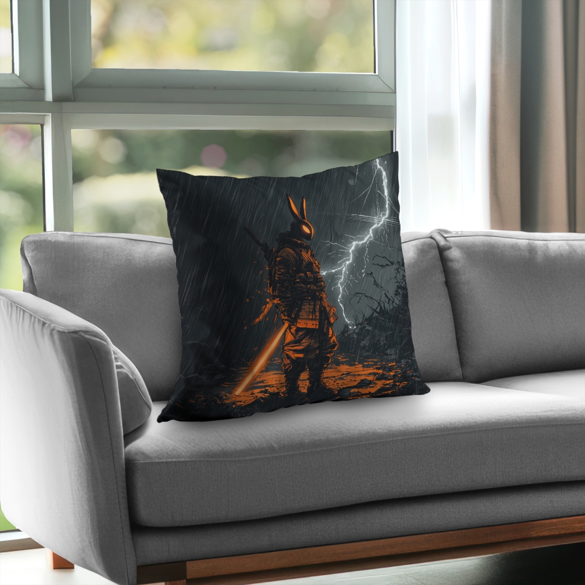Concius Sales C1PT26268B2QV0 26 x 26 in. War Machine Poly Twill Throw Pillow - Stylish Home Decor - Insert Included