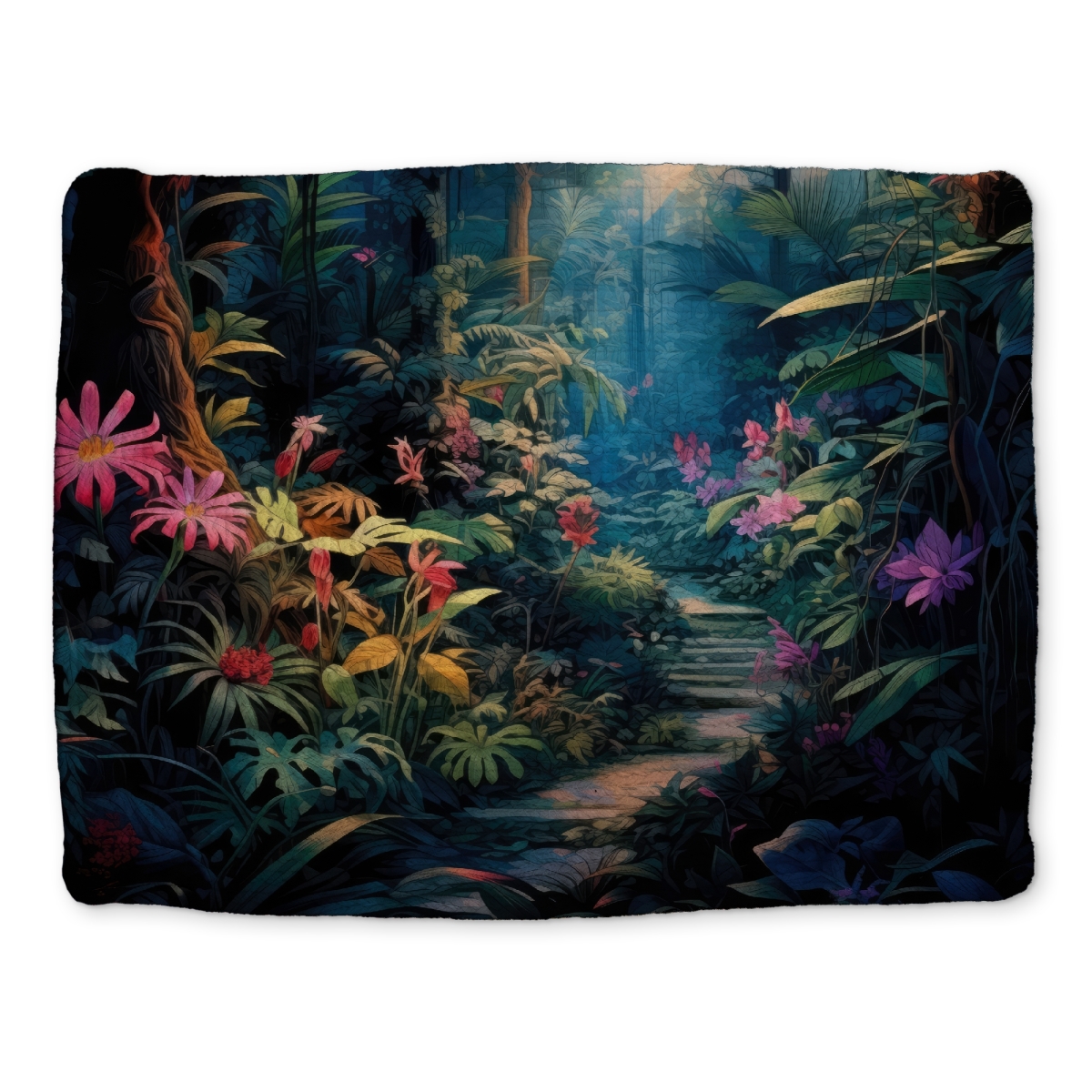 Picture of MWW CBPM14188XVA6J 14 x 18 in. Against All Odds - Blue Braided Polyester Placemat - Home Decor