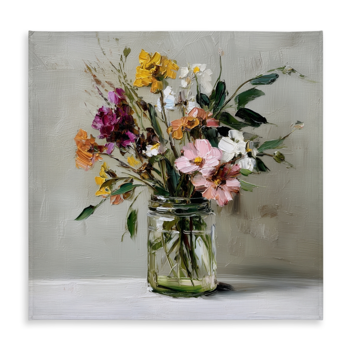 Picture of MWW C1TC5858WCG5UM 58 x 58 in. Still Life White Tablecloth - Indoor & Outdoor Home Decor