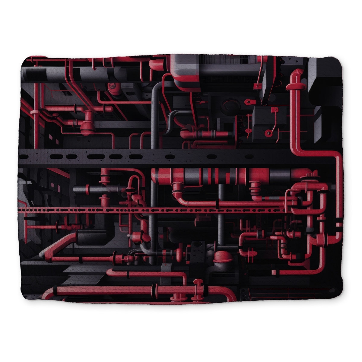 Picture of MWW CBPM1418D3WLPQ 14 x 18 in. Machinery Gray Braided Polyester Placemat - Home Decor Accent