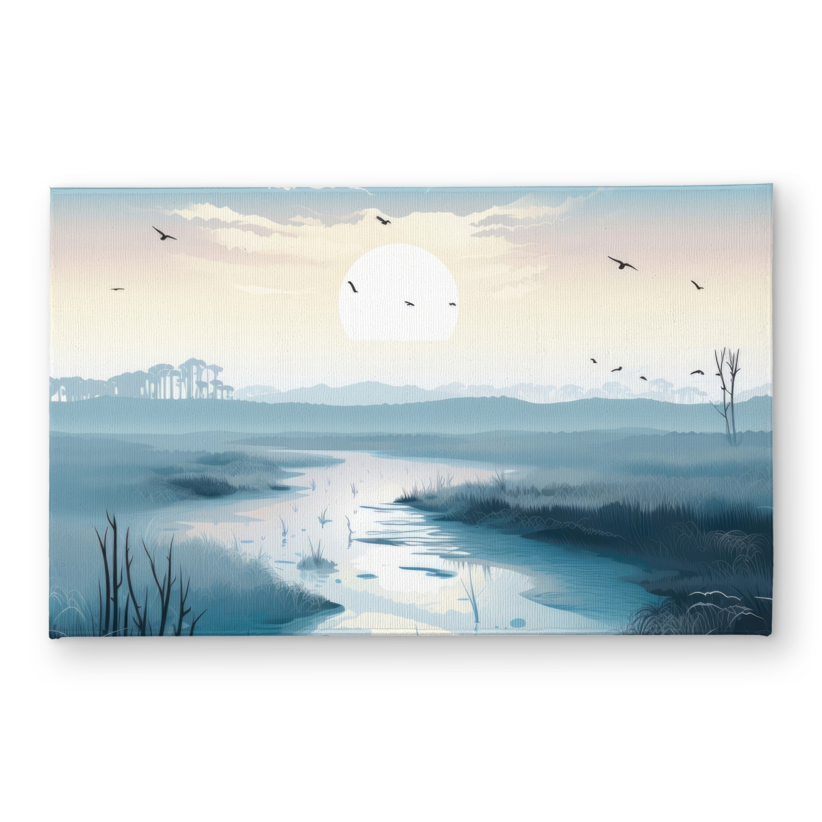 CODM2134JVVFB5 21 x 34 in. The Marsh Blue Indoor & Outdoor Door Mat - Home Decor Essential