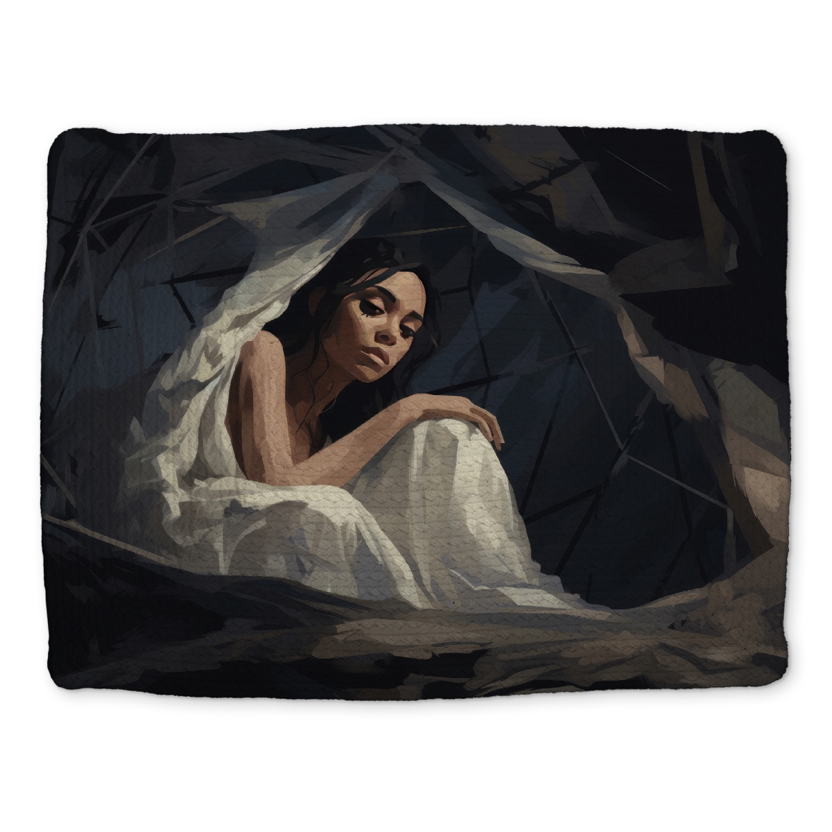 Picture of MWW CBPM1418AS898C 14 x 18 in. Cocooned Beige Braided Polyester Placemat for Home Decor