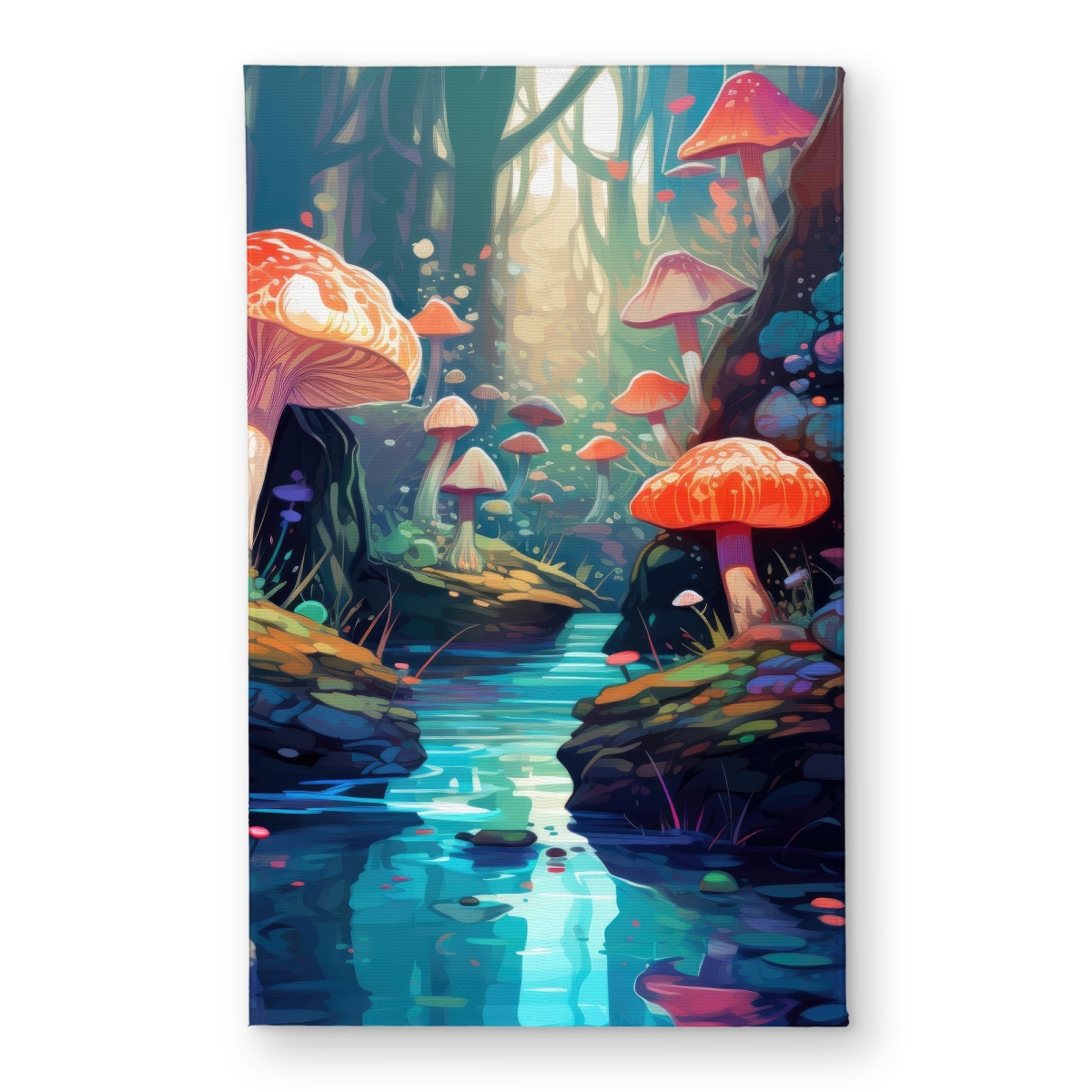 CODM21346C2ROP 21 x 34 in. Whimsical Forest Black Indoor & Outdoor Door Mat - Home Decor