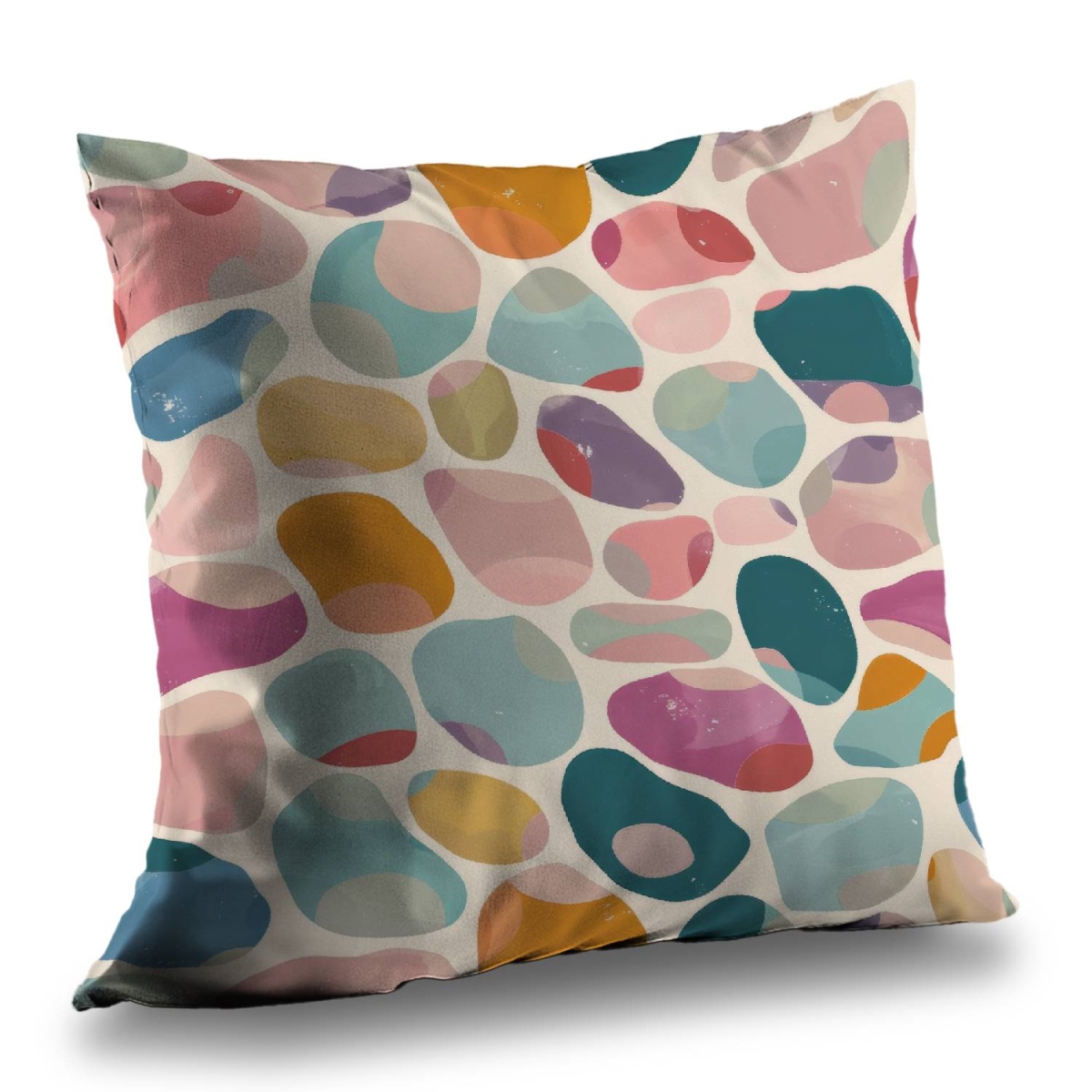 Concius Sales C1PC14149FD22D 14 x 14 in. Dots and Bops Poly Twill Throw - Stylish Home Decor Blanket - Insert NOT included