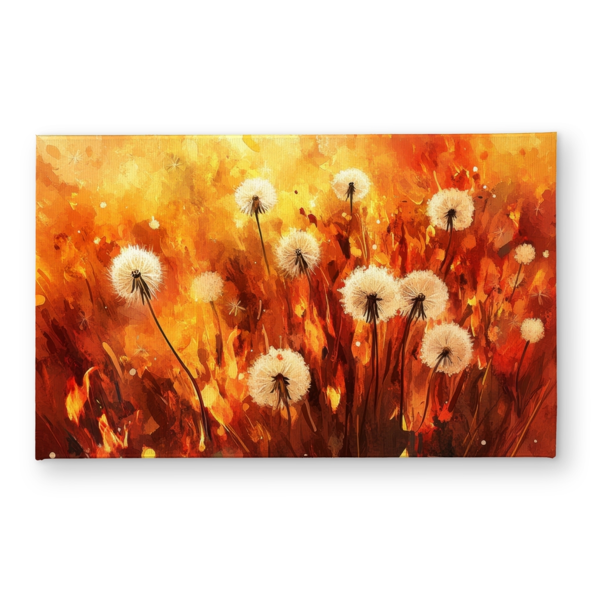 CODM2134WTH9MB 21 x 34 in. Dandelion Fire Indoor & Outdoor Door Mat - Home Decor Accent