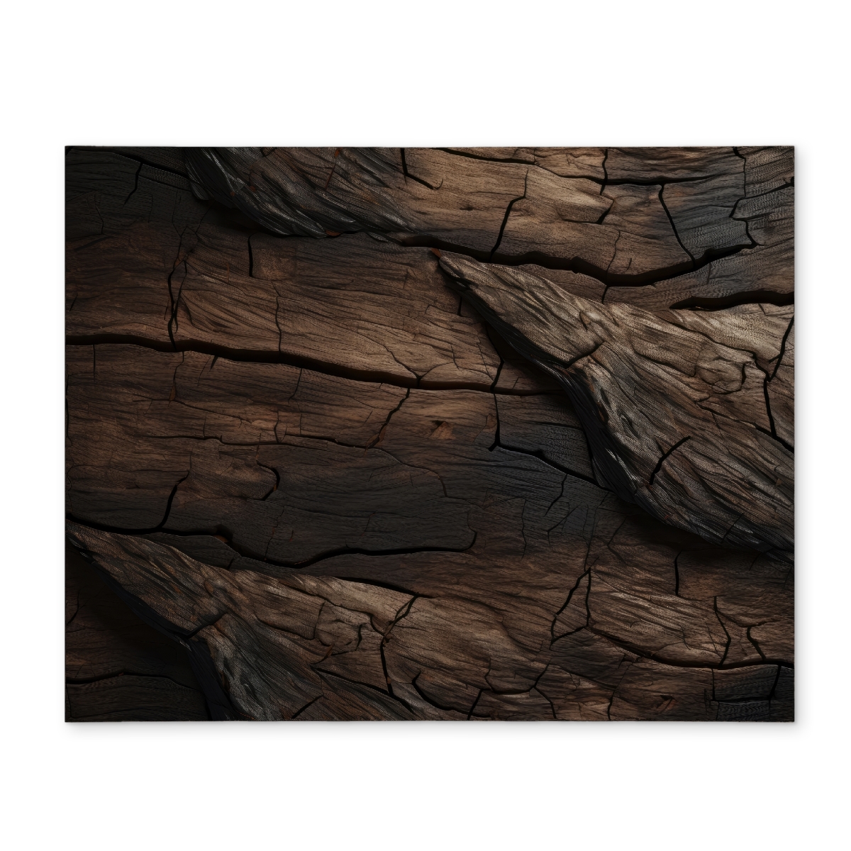 Picture of MWW CPPM14184GGX24 14 x 18 in. Brown Wood Black & White Polyester Placemat for Home Decor