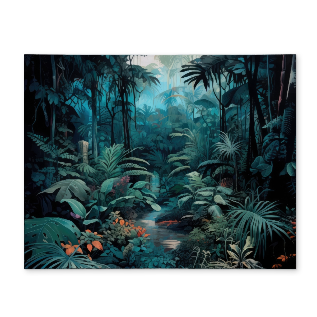 Picture of MWW CPPM141876XT8W 14 x 18 in. Deep in the Jungle - Orange Polyester Placemat for Home Decor