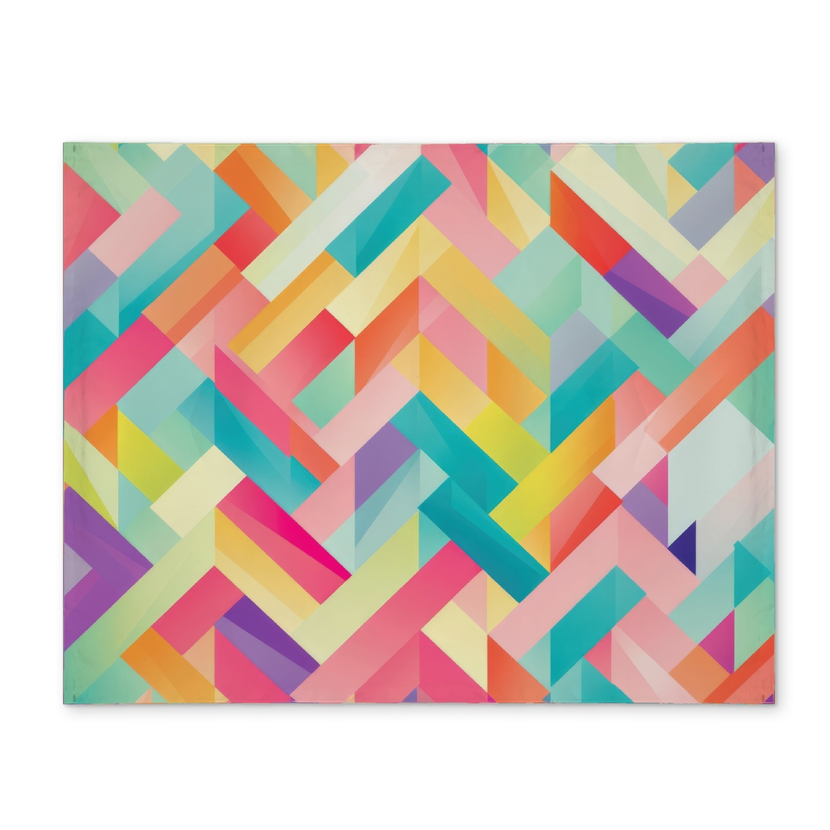 Picture of MWW CPPM14188RDG1A 14 x 18 in. Stripe Harmony Orange Polyester Placemat - Home Decor Essential