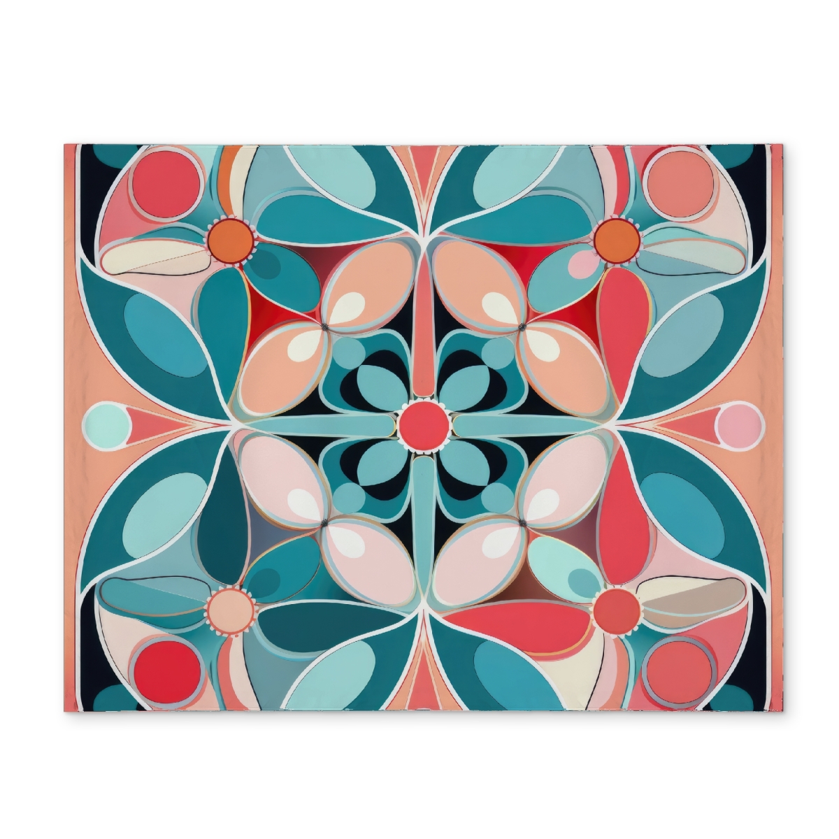 Picture of MWW CPPM14189AE27I 14 x 18 in. Sweet Curves Black Polyester Placemat - Home Decor Accent