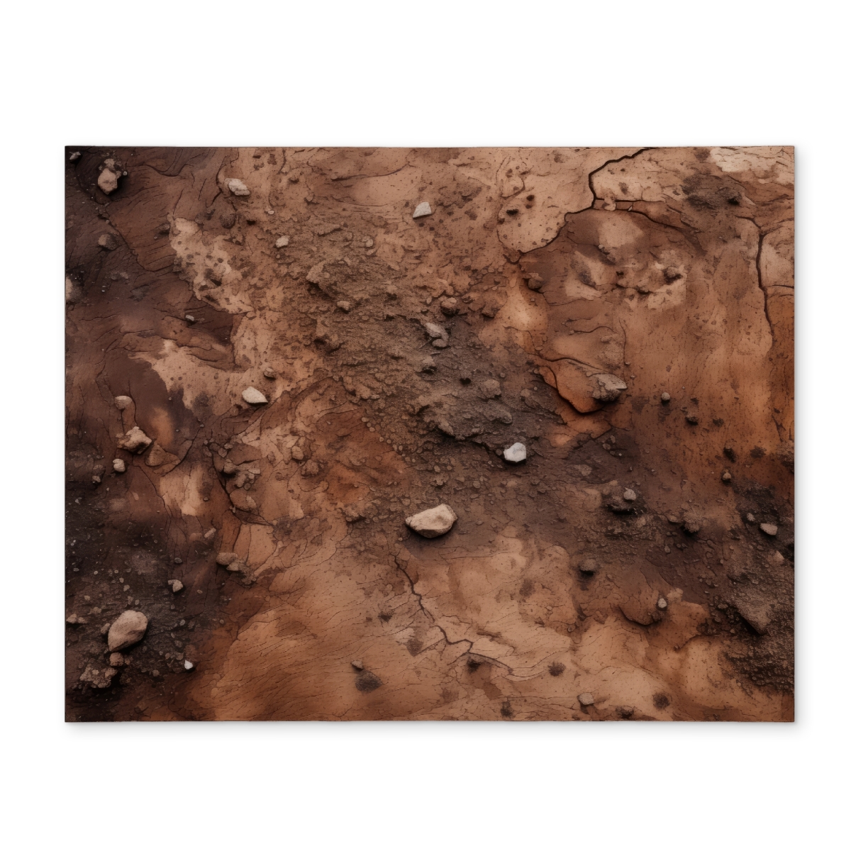 Picture of MWW CPPM1418JY1G0E 14 x 18 in. Mud & Stones - Brown Polyester Placemat for Home Decor