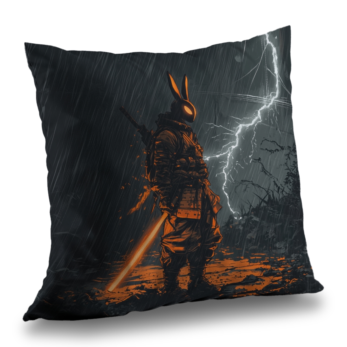 Concius Sales C1PT1616E5ZDO4 16 x 16 in. War Machine Poly Twill Throw Pillow - Stylish Home Decor - Insert Included