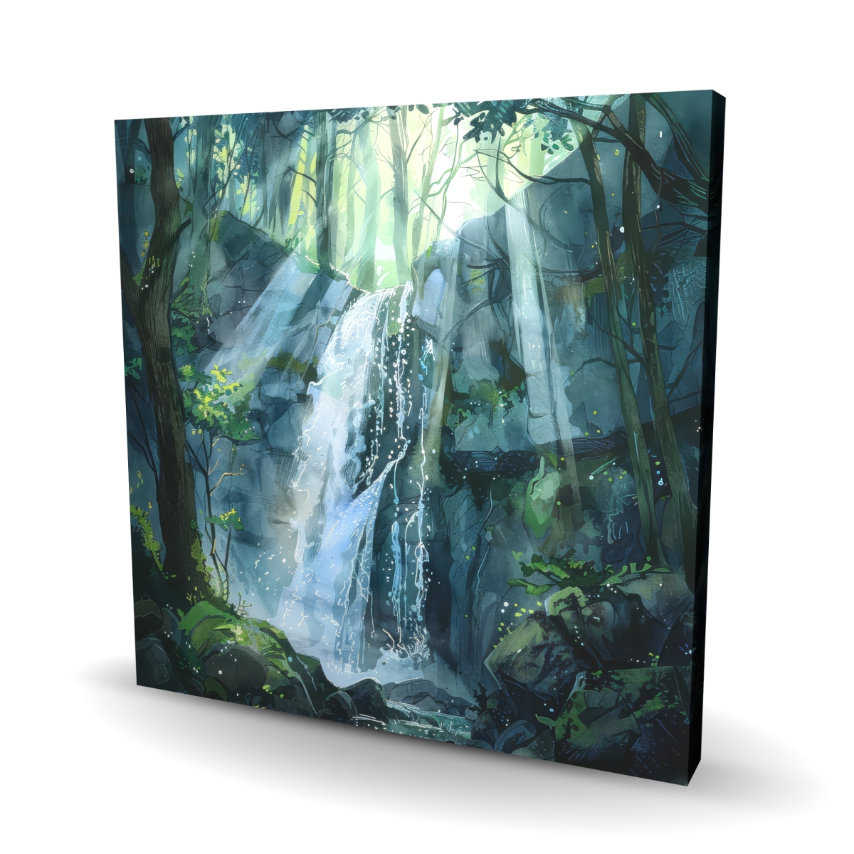 C1RC2424ZL01VE 24 x 24 in. Sleeping Fall - White Canvas Wall Art for Relaxation