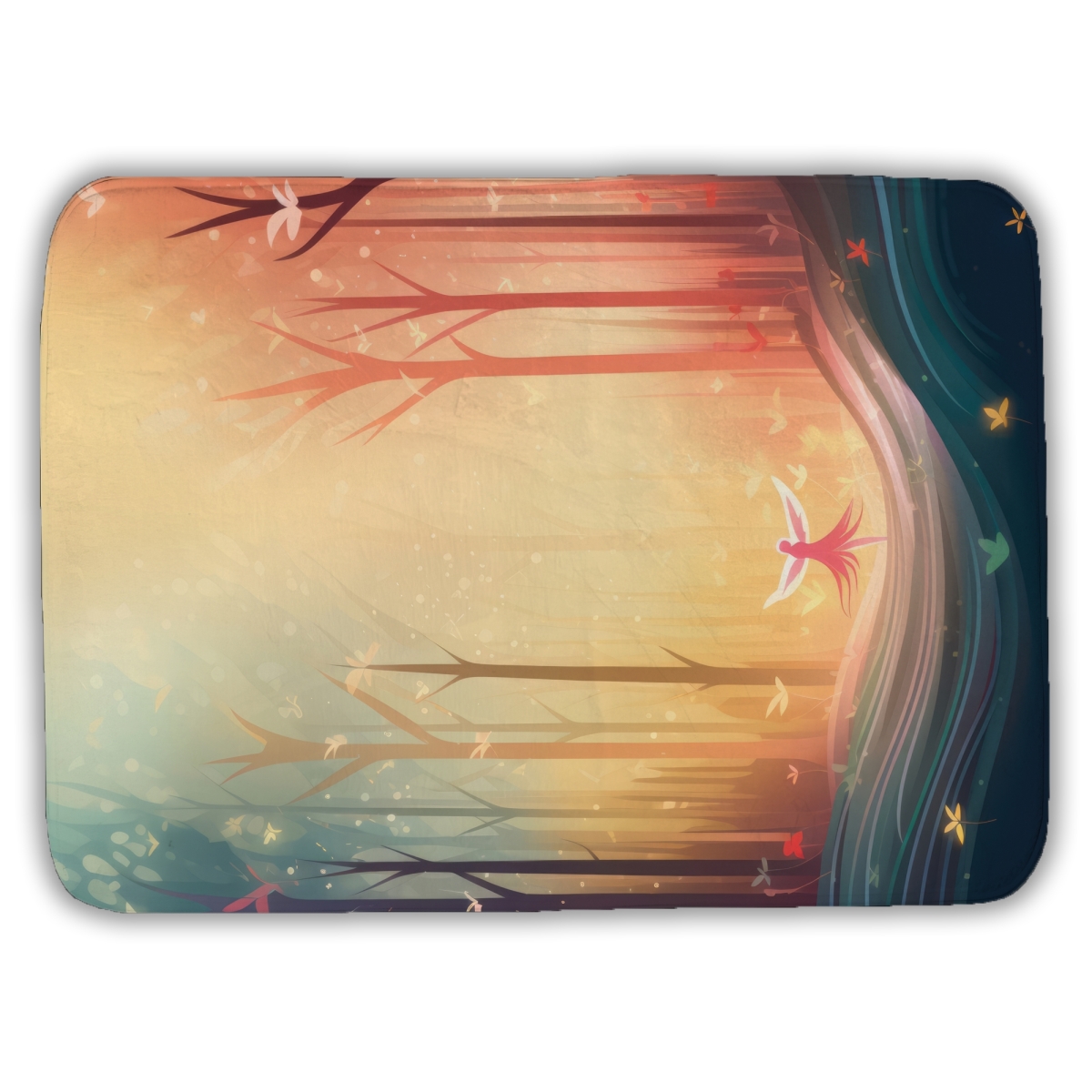 C1BM17243BBBR4 17 x 24 in. Enchanted Coral Bath Mat - Stylish
