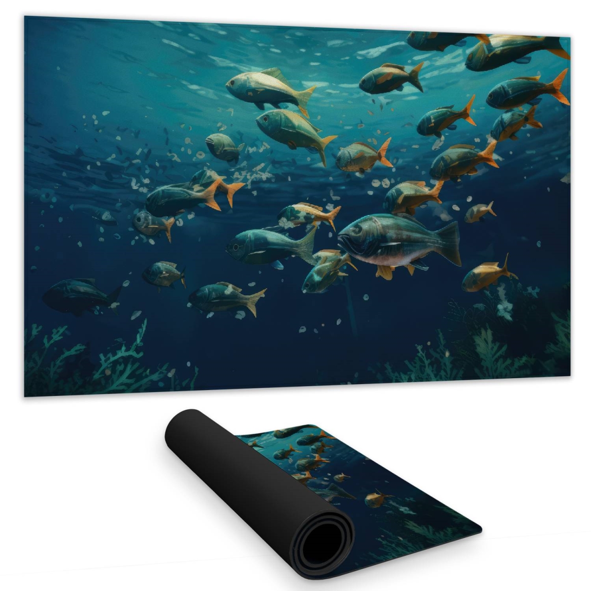 Concius Sales C1DM1424JOJG5K 14 x 24 in. Shallow Swim Gaming Mat - Stylish Home Decor Play Surface