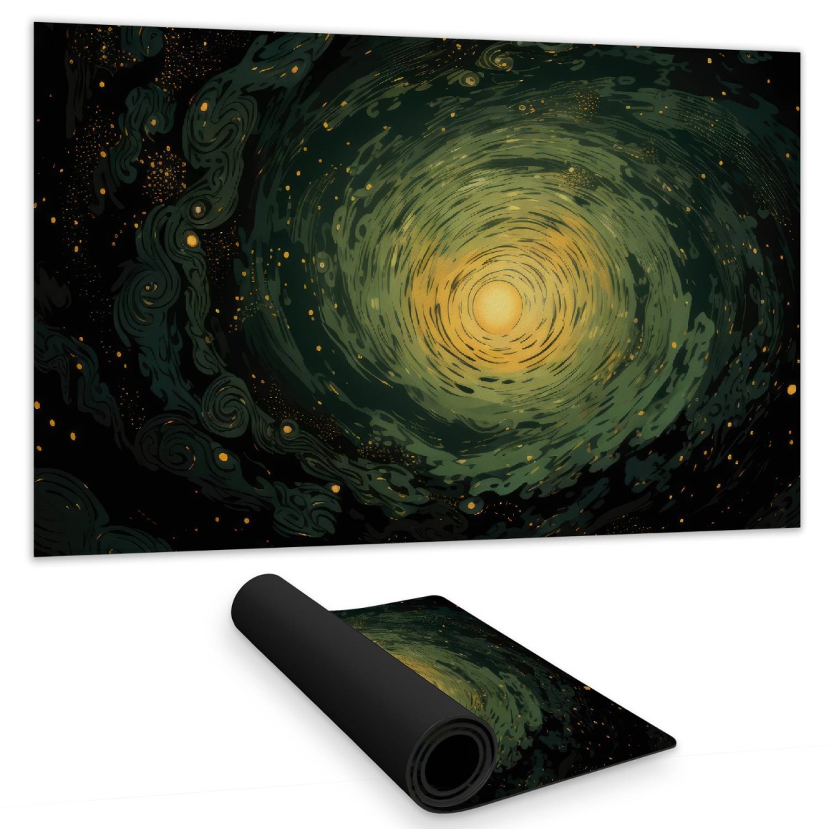 Concius Sales C1DM1424Q5JLKU 14 x 24 in. Swirling Gases Gaming Mat - Unique Home Decor Play Surface