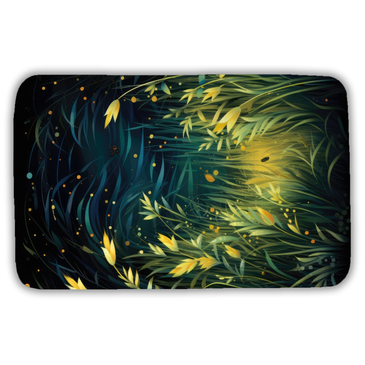 C1BM2134PLF2P6 21 x 34 in. Lit Plains Black Bath Mat - Stylish Home Decor Essential