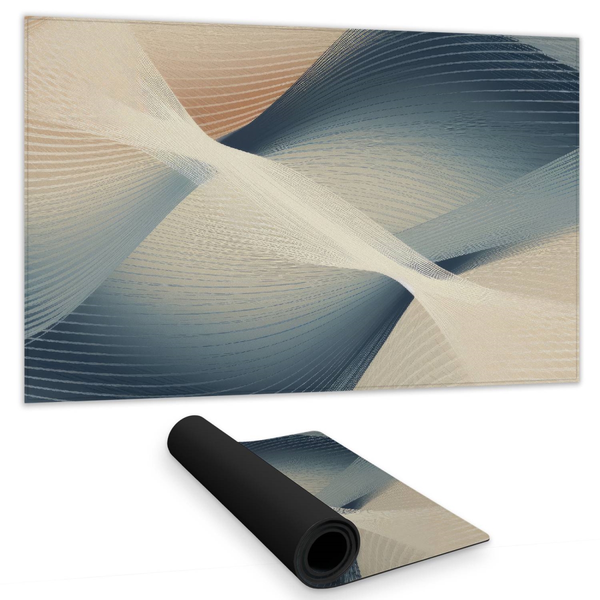 C1DM1424141XB3 14 x 24 in. Heavenly Threads Blue Gaming Mat for Stylish Home Decor
