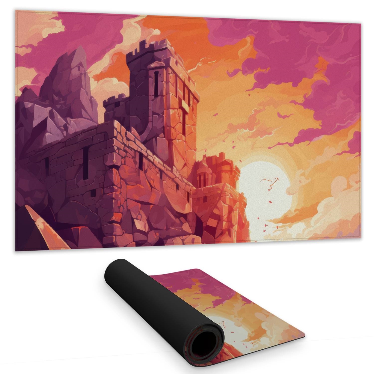 Concius Sales C1DM1424AT14SJ 14 x 24 in. The Setting Rampart Gaming Mat - Home Decor Play Surface