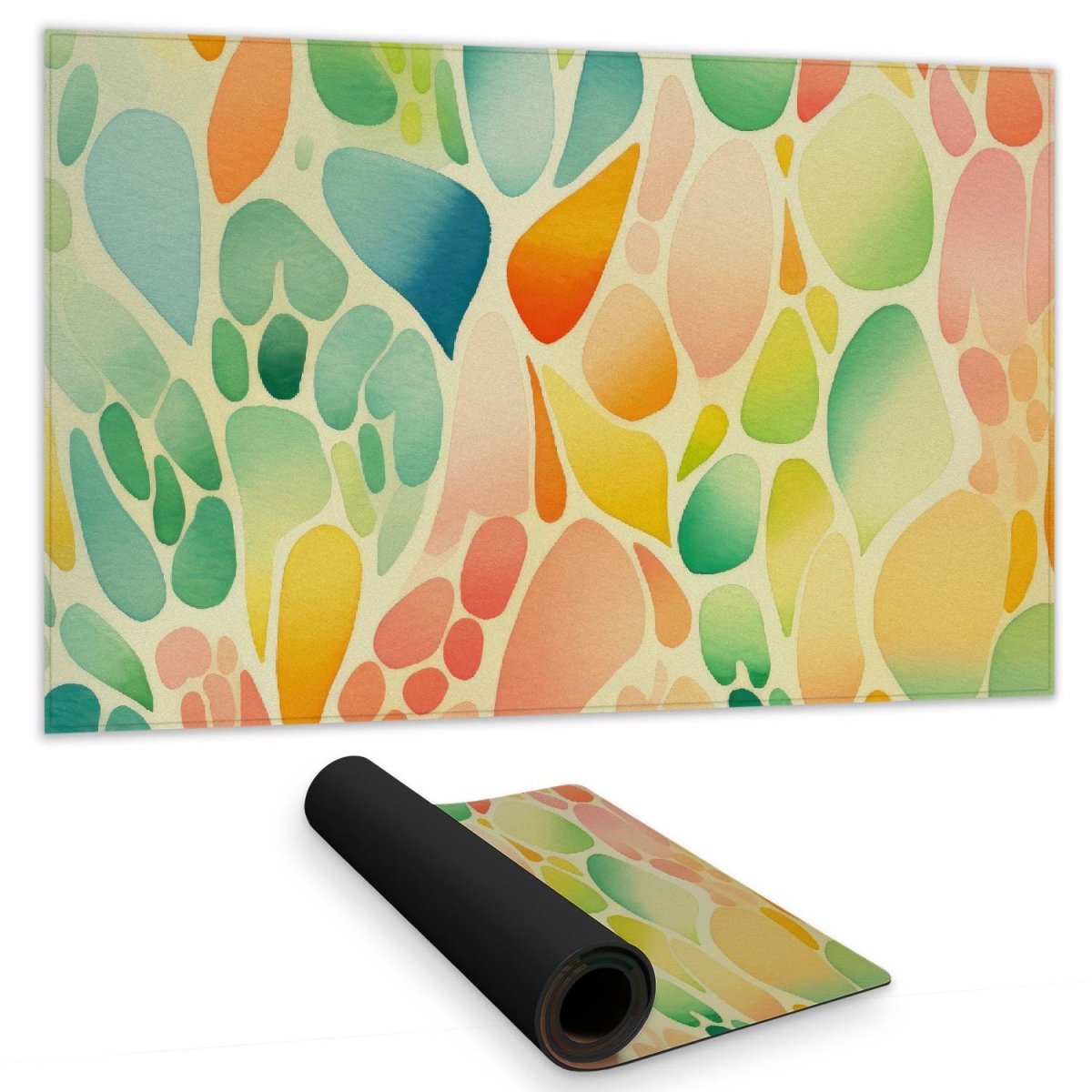 Concius Sales C1DM1424CRJ8KO 14 x 24 in. Organic Fruits Gaming Mat - Unique Home Decor Play Surface