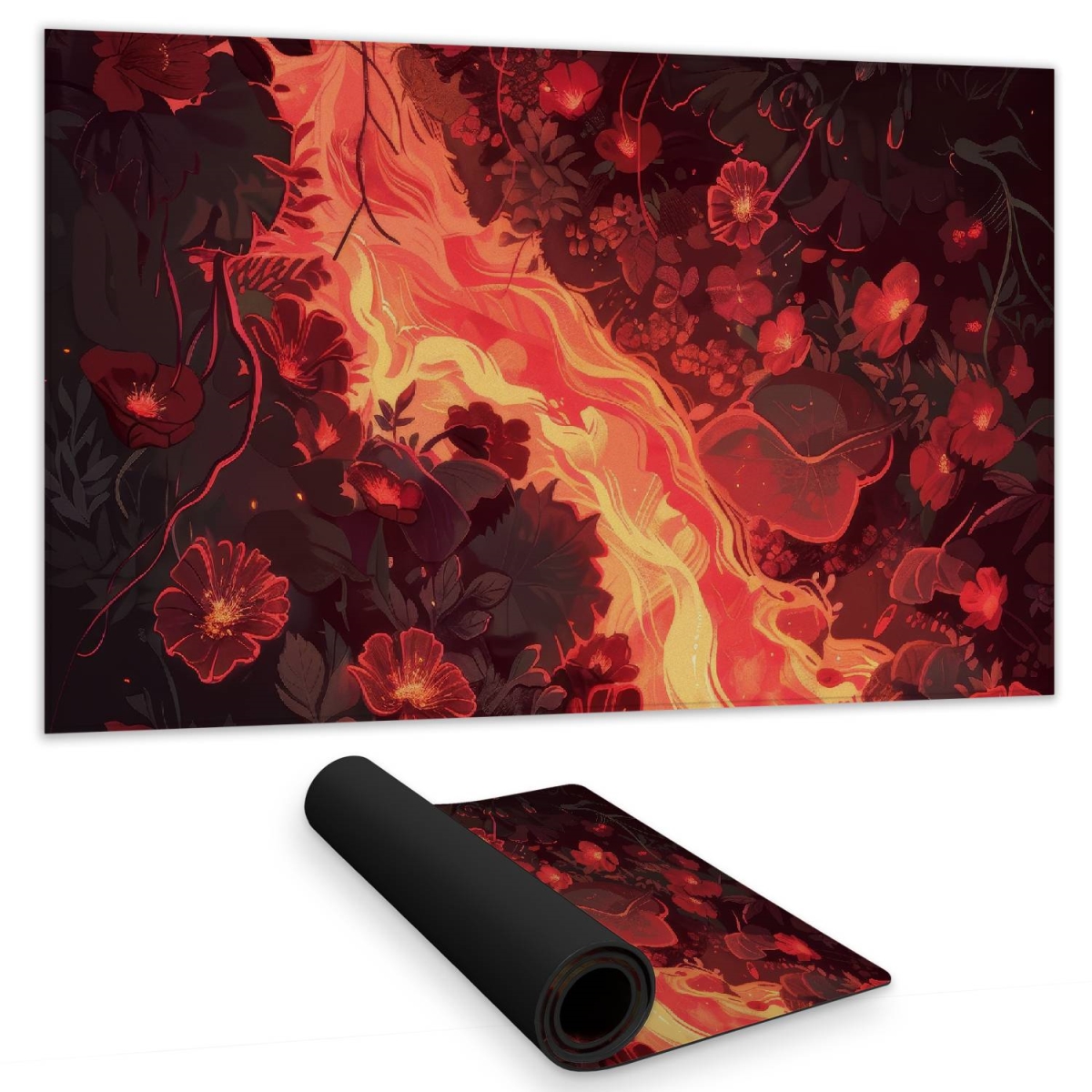 Concius Sales C1DM1424FYNN2M 14 x 24 in. Seering Flowerbed Gaming Mat - Stylish Home Decor Mat